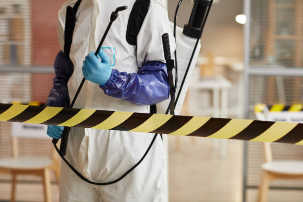 Professional Biohazard Cleanup technician working in Steinauer, NE